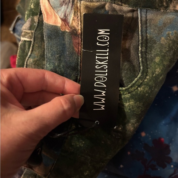NWT Dolls Kill Current Mood Da Vinci’s Demons High Waist Jeans sz M - Picture 6 of 9